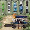 Vierer Board Wandhalterung für jedes Board | Skateboard Wandhalterung | Snowboard Wandhalterung | CRID