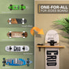 Vergleich verschiedener Board-Typen – Penny Board, Cruiser, Surfskate, Skateboard und Longboard – alle kompatibel mit der CRID vertikalen Wandhalterung.