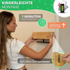 Hundegarderobe L von VELONT – nur 7 Minuten Montagezeit und inklusive gratis Schrauben, Dübeln und Wasserwaage. Kompakte und wasserabweisende Leinenhalterung, ideal als Geburtstagsgeschenk für Hundebesitzer.